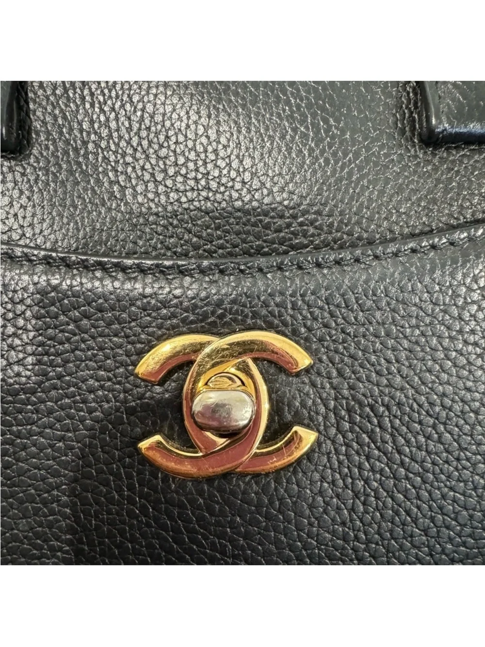 Chanel mini Neo Black Leather Top-Handle hand bag